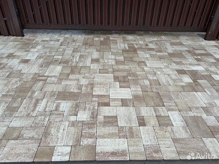 Тротуарная плитка Бавария Травертин