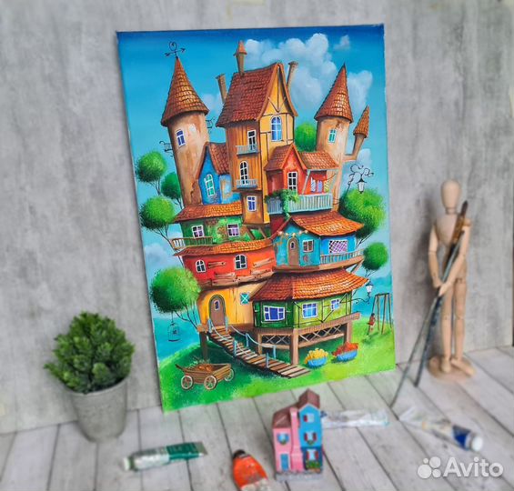 Картина маслом на холсте