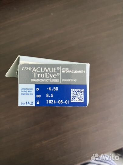 Линзы acuvue trueye 1 day
