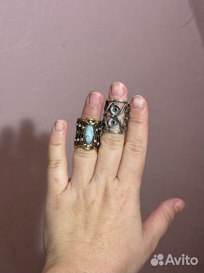 Кольцо бижутерия новое