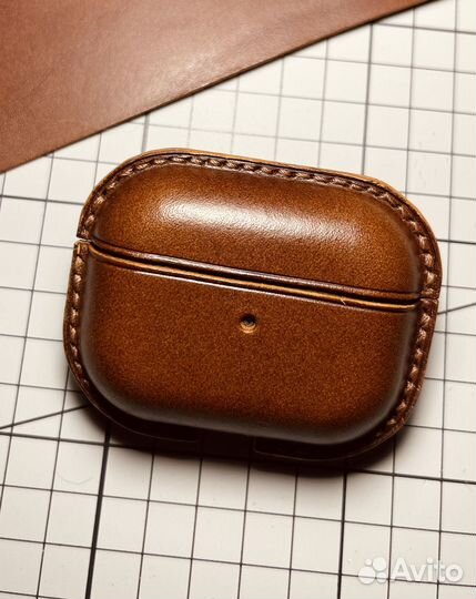 Чехол для наушников AirPods Pro из кожи