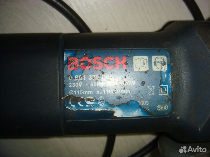 Ушм болгарка Bosch 115 модель GWS6-115