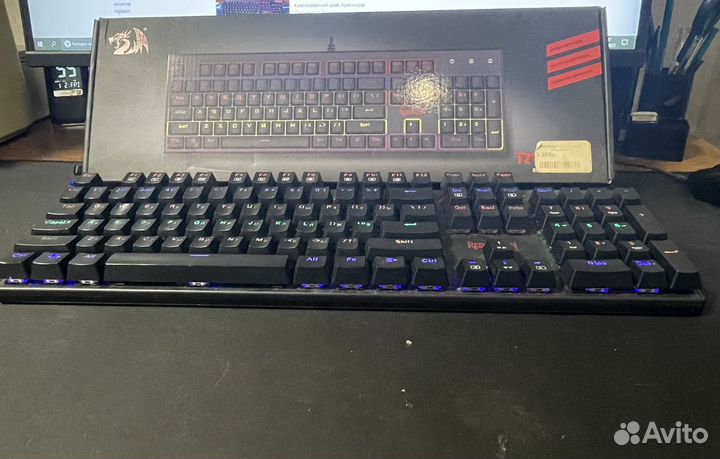 Игровая механическая клавиатура red dragon rudra