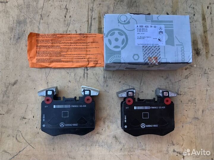 Тормозные колодки Mercedes GLC X253 C253