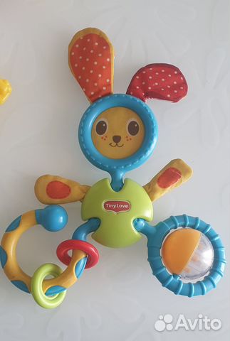 Игрушки погремушки пакетом