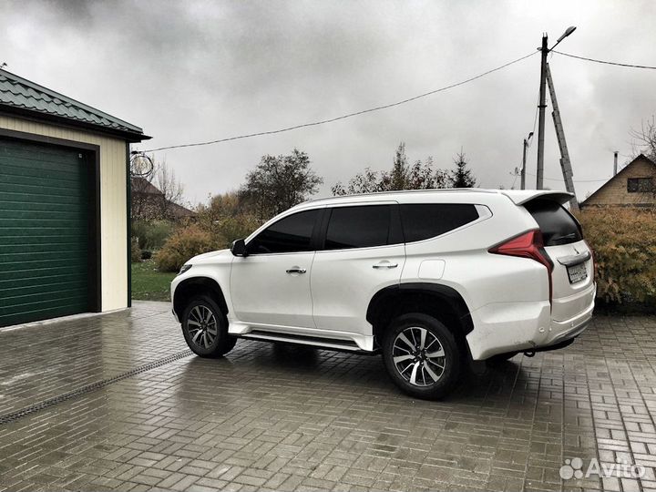 Спойлер Mitsubishi Pajero Sport 3 2016+