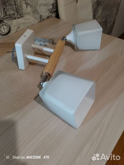 Люстра двухрожковая