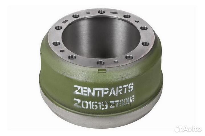 Zentparts Z01619 Z01619 тормозной барабан (накл 19