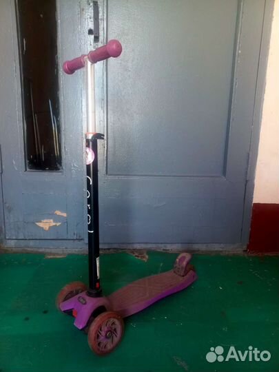 Самокат детский трехколесный Corol