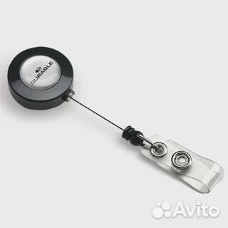 Держатель с рулеткой для бейджа Durable