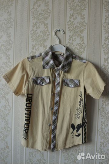 Рубашки на мальчика h&m, царевич 122-128,140