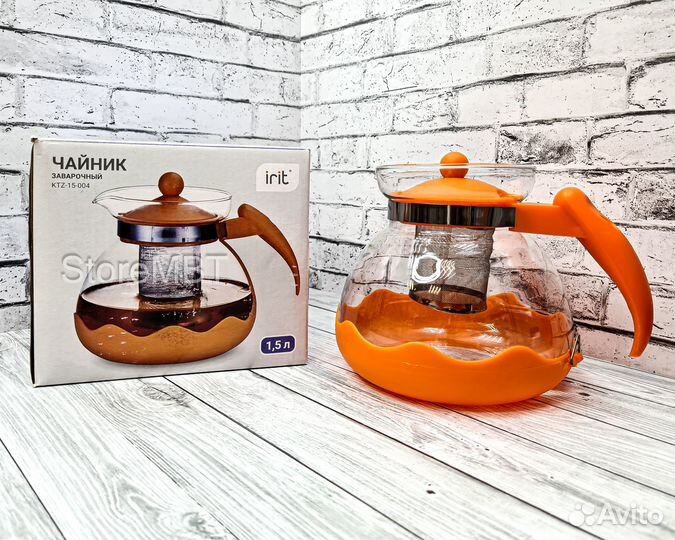 Чайник, стеклянный