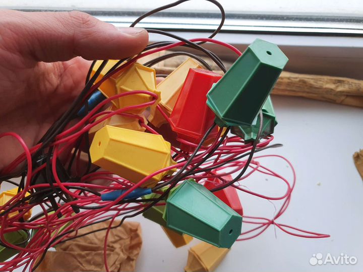 Гирлянда ёлочный фонарик СССР