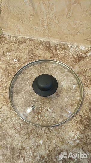 Крышка стеклянная для сковороды d 20 см