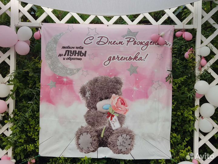 Баннер на день рождения