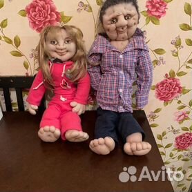 Куклы из колготок необычные лица домовые (76 фото)