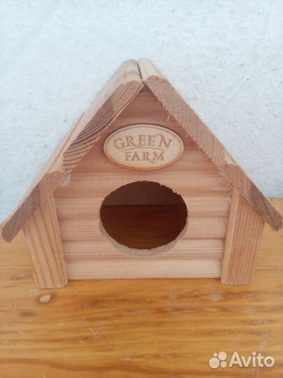 Колесо для грызунов деревянное+ домики