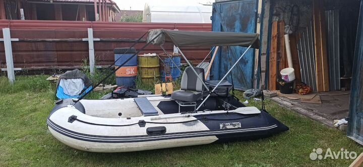 Лодка пвх gladiator C330AL + мотор HDX 9.9 (15)