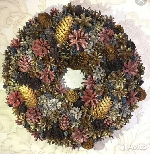 Шишки для создания панно