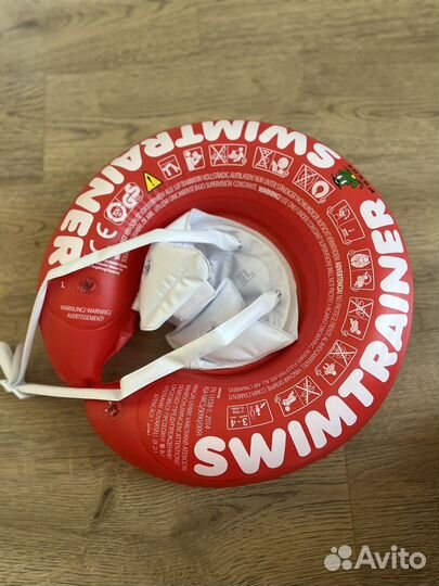 Круг для плавания swimtrainer красный