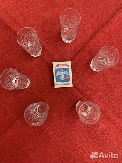 Рюмки хрустальные