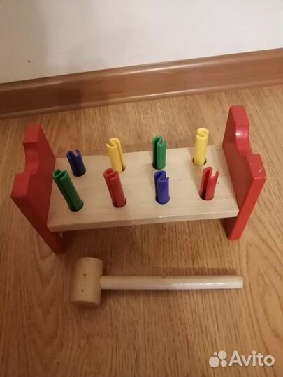 Деревянные детские игрушки б/у