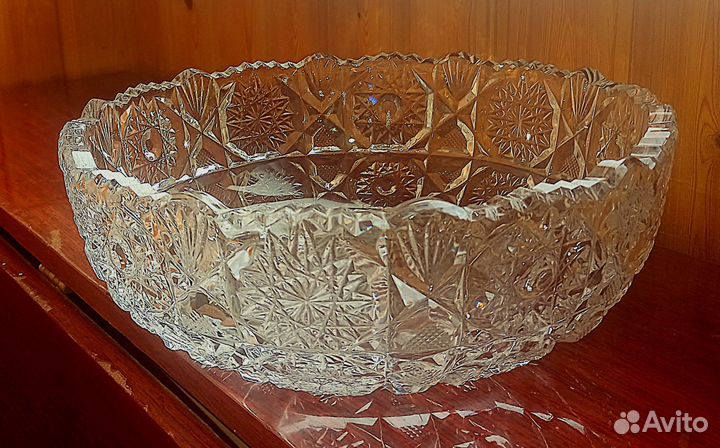 Салатник большой Хрустальный СССР