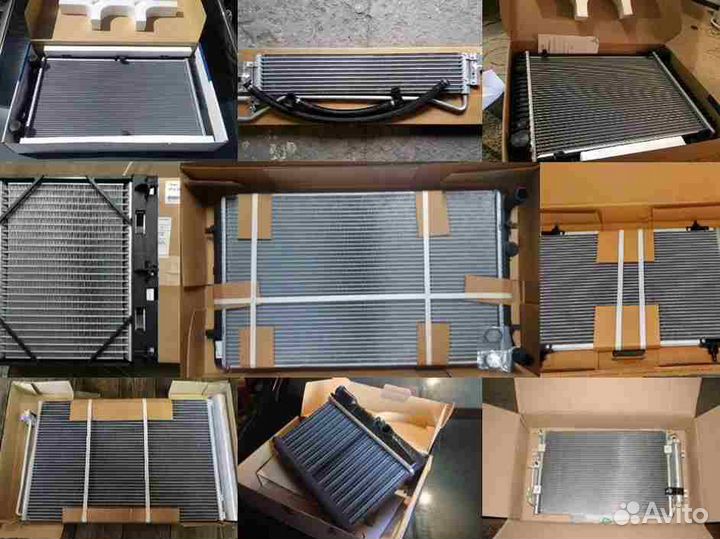 Радиатор системы охлаждения паяный. hyundai: santa