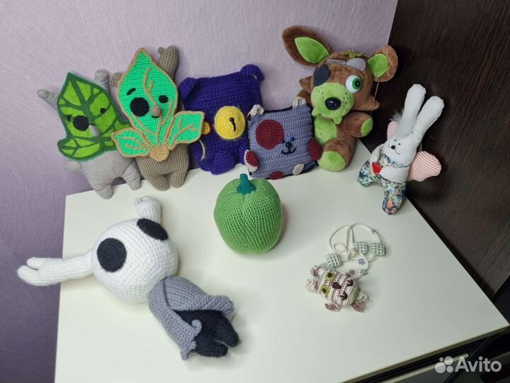 Игрушки вязаные мягкие
