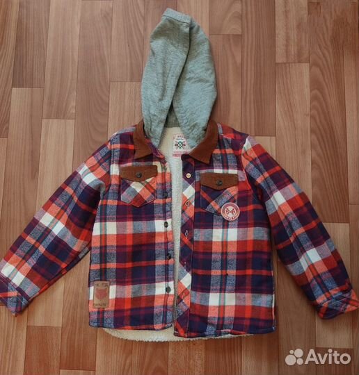 Рубашка утеплëнная детская, для мальчика