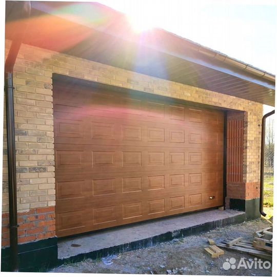 Автоматические гаражные секционные ворота