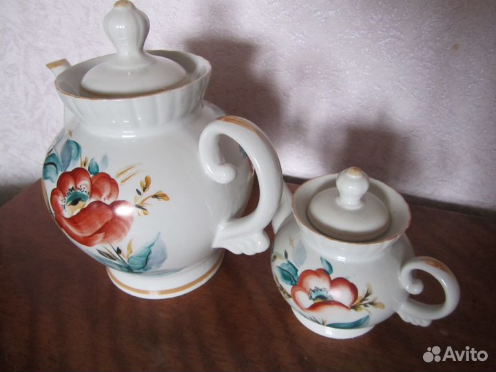 Набор керамических чайников СССР