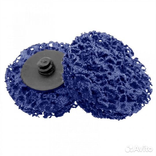 Круг для снятия ржавчины d 75 мм синий толщина 14м