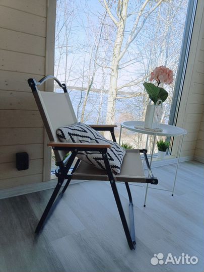 Кресло садовое складное туристическое бежевое