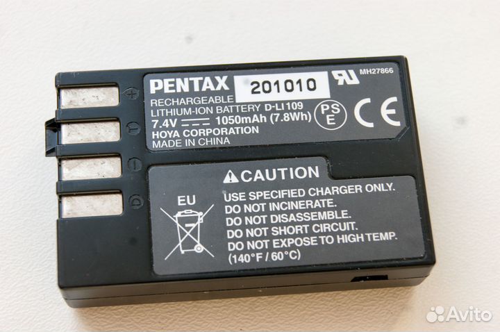 Аккумулятор Pentax D-Li109