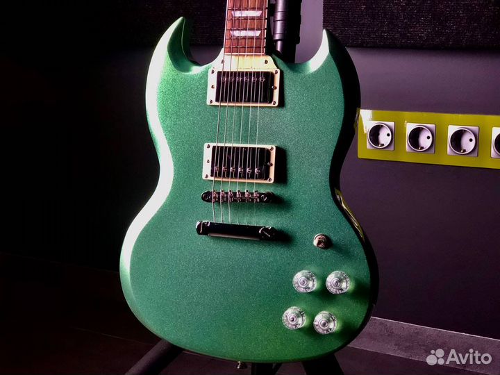 Epiphone SG Muse Green Metallic электрогитара