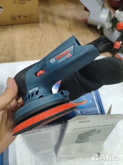 Аккумуляторная эксцентриковая шлифмашина bosch