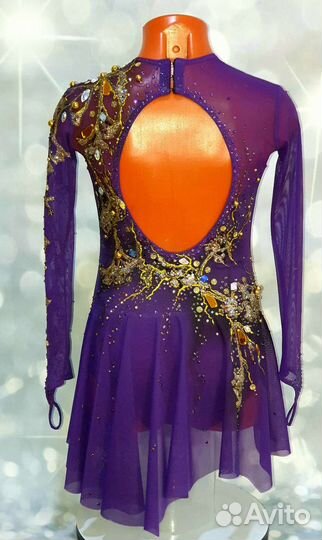 Платье для фигурного катания (130-135-145 см)