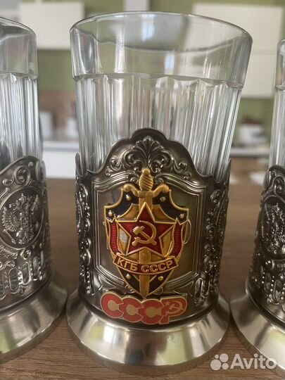 Подстаканник со стаканом, чайный набор