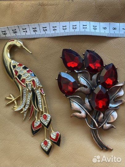 Брошь винтаж XXL