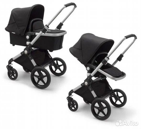 Коляска 2в1 Bugaboo lynx complete black