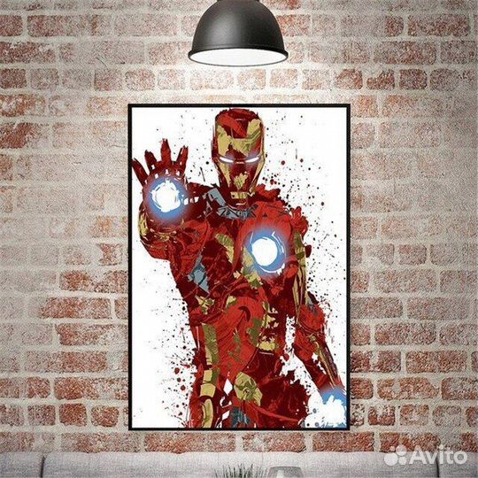 Картины Марвел и DC супергерои