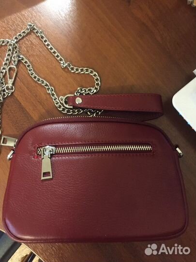 Сумочка кожаная
