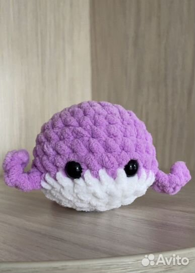 Вязаные игрушки Кит
