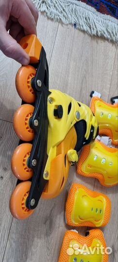 Роликовые коньки детские раздвижные