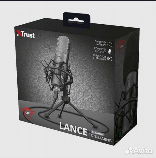 Микрофон игровой Trust GXT 242 Lance, новый