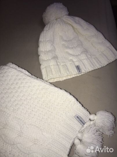 Шапка и шарф вязаные