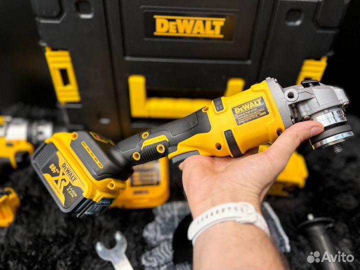 Набор инструментов DeWalt Шуруповерт + болгарка DC