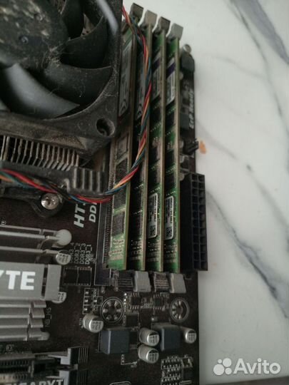 Материнская плата с процессором