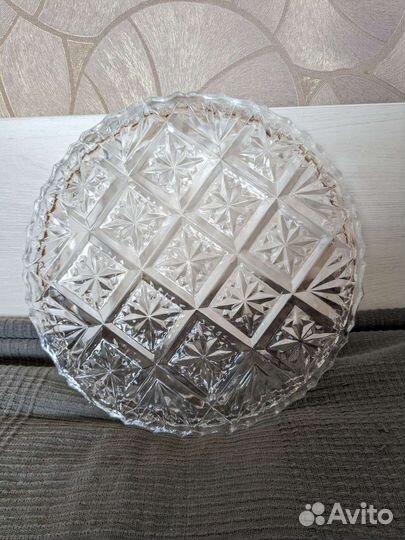 Блюдо хрустальное СССР